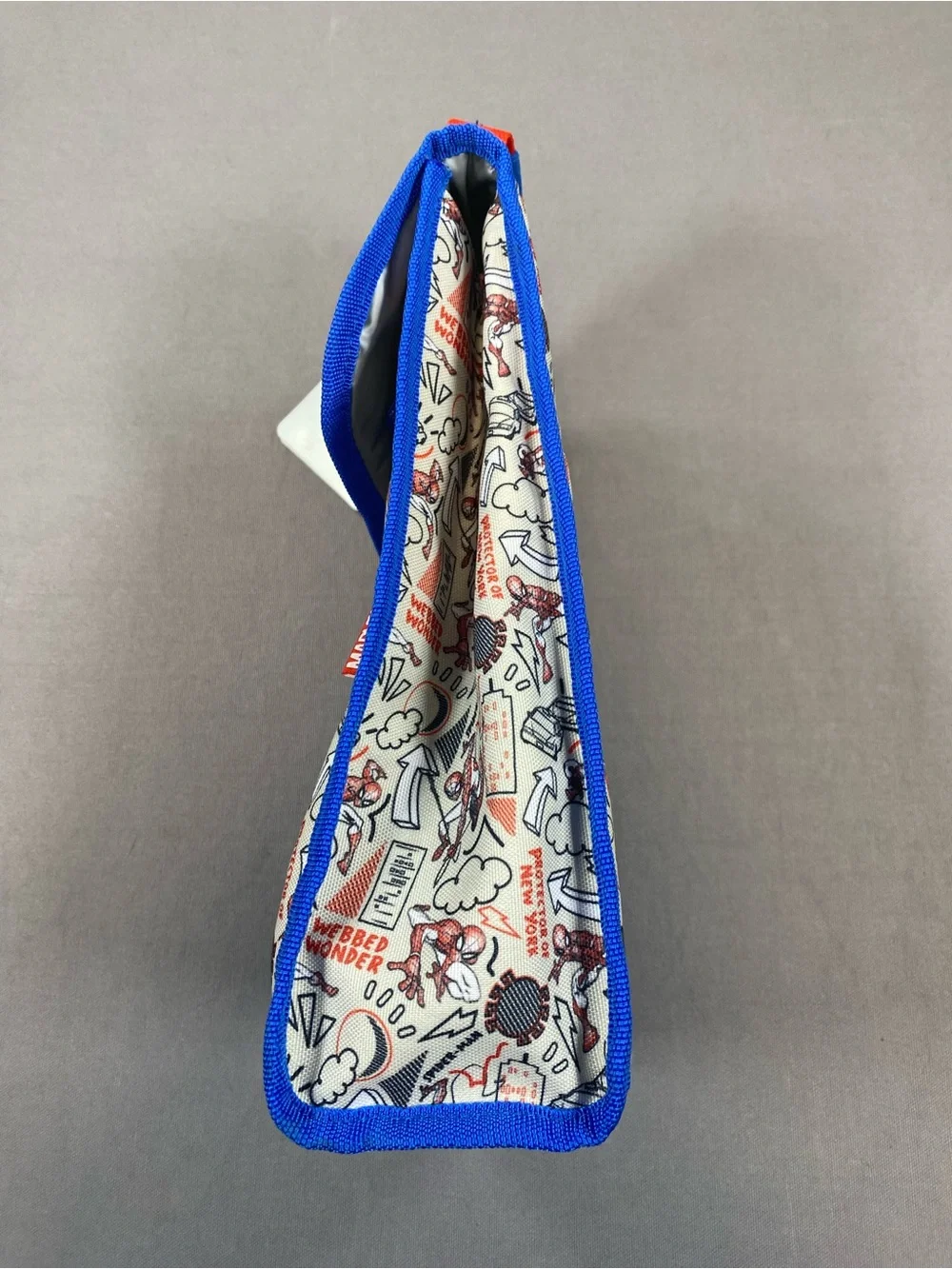 Marvel Spider-Man Kids Lunch Bag in Blue and Red